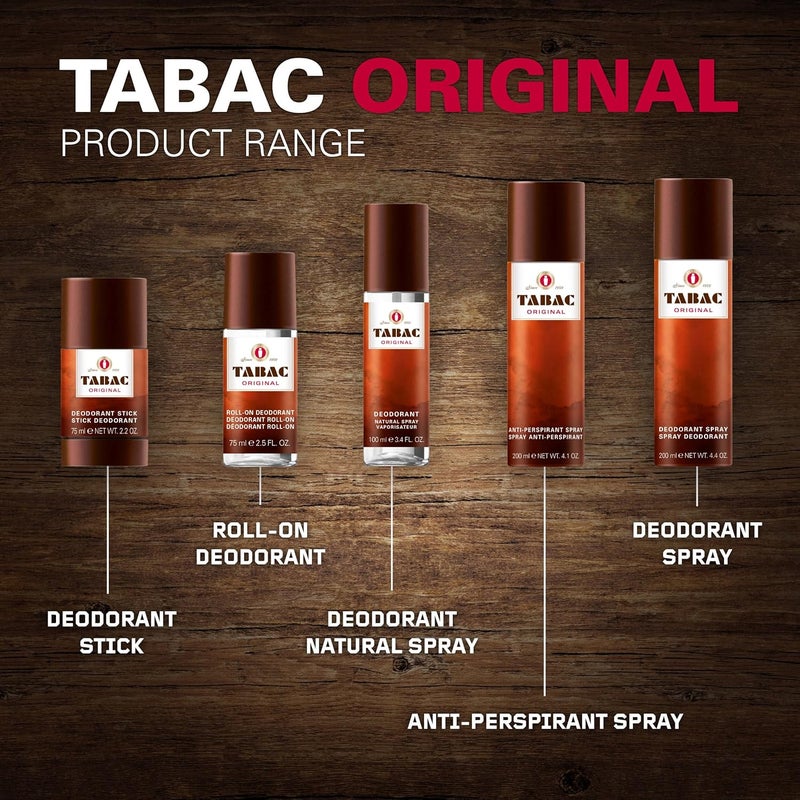 Tabac Original Deodorant Stick 75 ml - Long-Lasting Freshness for Men - Image 5